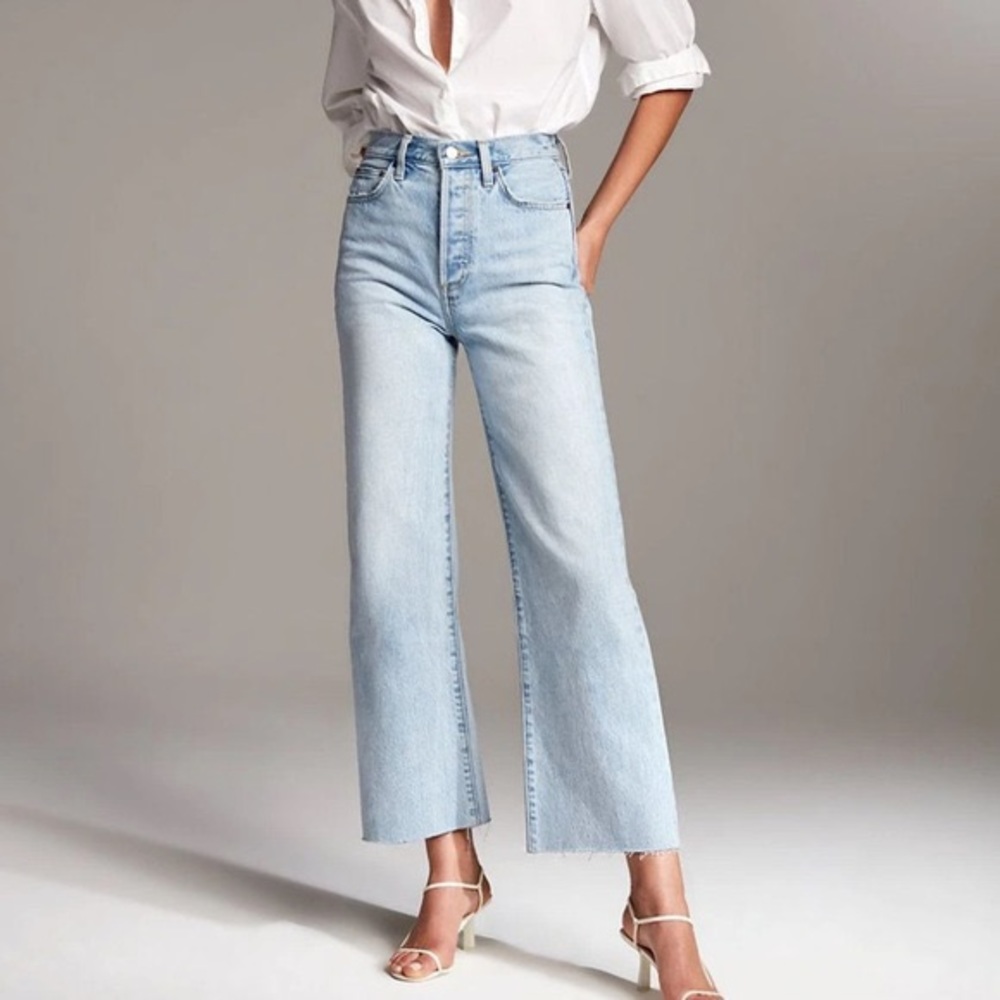 aritzia denim forum farrah wide leg jeans